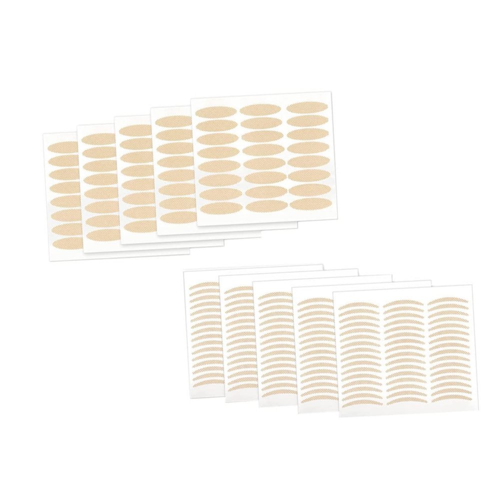 BIUDECO 40sheets Breathable Lace Double Tape Traceless Natural Patch for Charming Eyes Skin-friendly Adhesive Lightweight Comfortable for Daily Use