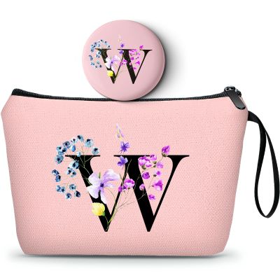 Birthday Inspirational Bridesmaid Proposal Team Small Gifts for Women Mom Aunt Teacher Sister Coworkers Makeup Cosmetic Bag Travel with Mirror Mothers Day Christmas Graduation W