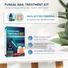 Toenail Fungus Treatment Extra Strength Kit: Nail Repair Liquid Solution and Patches - Nighttime Nail Patches Renewal - Fast Acting Drops with Undecylenic Acid, Natural Oil for Toe Finger Nails view 2
