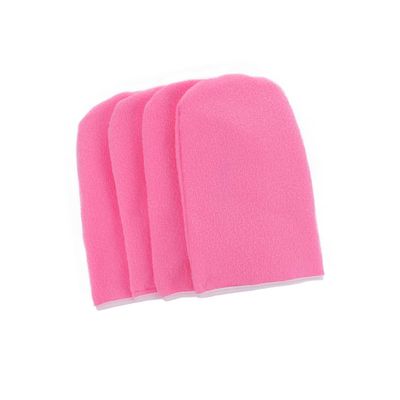Beatifufu 2pairs Paraffin Wax Gloves for Hand Treatments Insulated Cotton Mitts of Thick Spa Bath Mitt Covers for Moisturizing and Nourishing Skin
