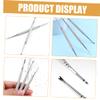 NOLITOY 3pcs Nail Art Pick Dead Skin Fork Manicure Tool Cuticle Remover Cuticle Tools view 3
