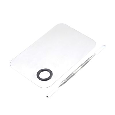 BIUDECO Stainless Steel Makeup Palette Spatula Tool for Nail Manicure and Cosmetic Mixing Easy to Handle Professional Use and Stylish Design