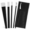 HAPINARY 5pcs Professional Stainless Steel Pedicure Tools Kit Nail Cuticle Trimmer Exfoliator Scraper Foot Care Tools view 1