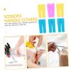 Anneome 18pairs Silicone Nail Scissors Handle Covers Non- Cuticle Trimmer Sleeves for Nail Care Random Colors for Manicure and Pedicure Use view 3