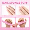 10 Pcs Nail Buffers Set, Double Sided Nail Files 100/180 Grit Nail Buffer Block Sponge Buffing for Acrylic Natural Gel Nails, Reusable & Washable Professional Nail File for Home Salon - Pink view 4