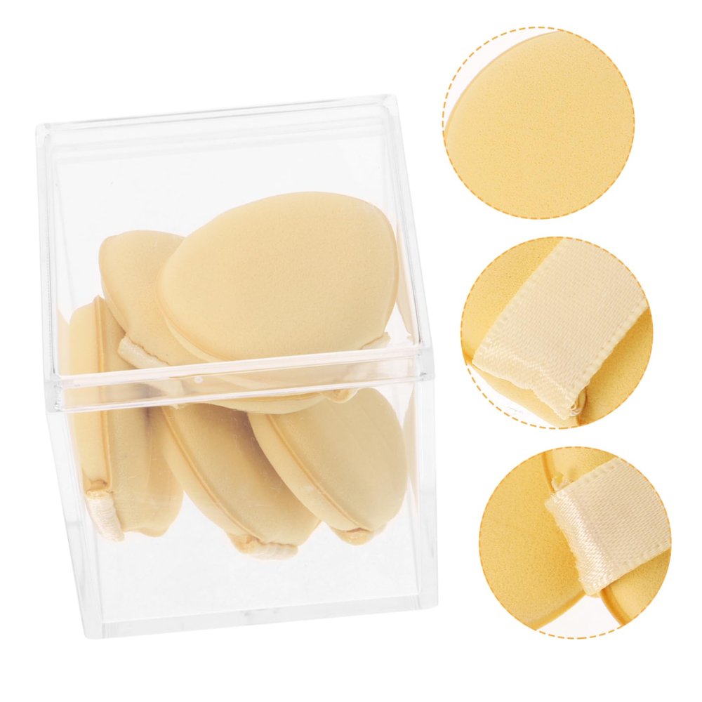 HONMEET 6pcs Makeup Sponge for Loose Powder Wet Dry Foundation Versatile Beauty Tool for Concealer and Blush Application