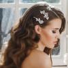 Beaupretty 4pcs Rhinestone Hair for Brides Decorative Hair Clips for Weddings and Dance Elegant Bridal Barrettes for Women and Girls view 2