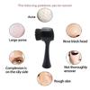Facial Cleansing Brush 2 in 1Double-Sided Facial Cleaning Brush with Soft Bristles for Deep Pore Exfoliation, Wash Makeup, Massaging (Black) view 3