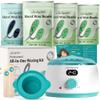 LANSLEYWAX Digital Waxing Kit for Women Men, Wax Warmer for Hair Removal with Silicone Pot, Hard Wax Kit, Waxing Machine for Sensitive Skin Brazilian Bikini Leg Eyebrow Full Body Home Use view 1