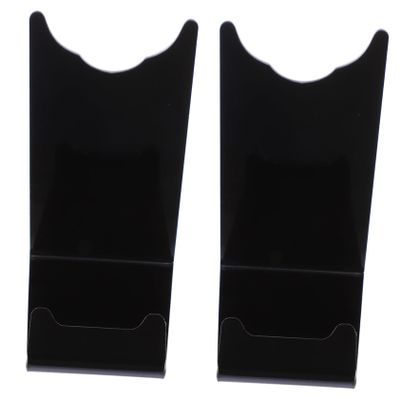 VINTORKY Acrylic Electric Razor Stand for Shaver Storage 2-Piece Display Holder for Beard Trimmer Compatible Grooming Accessories