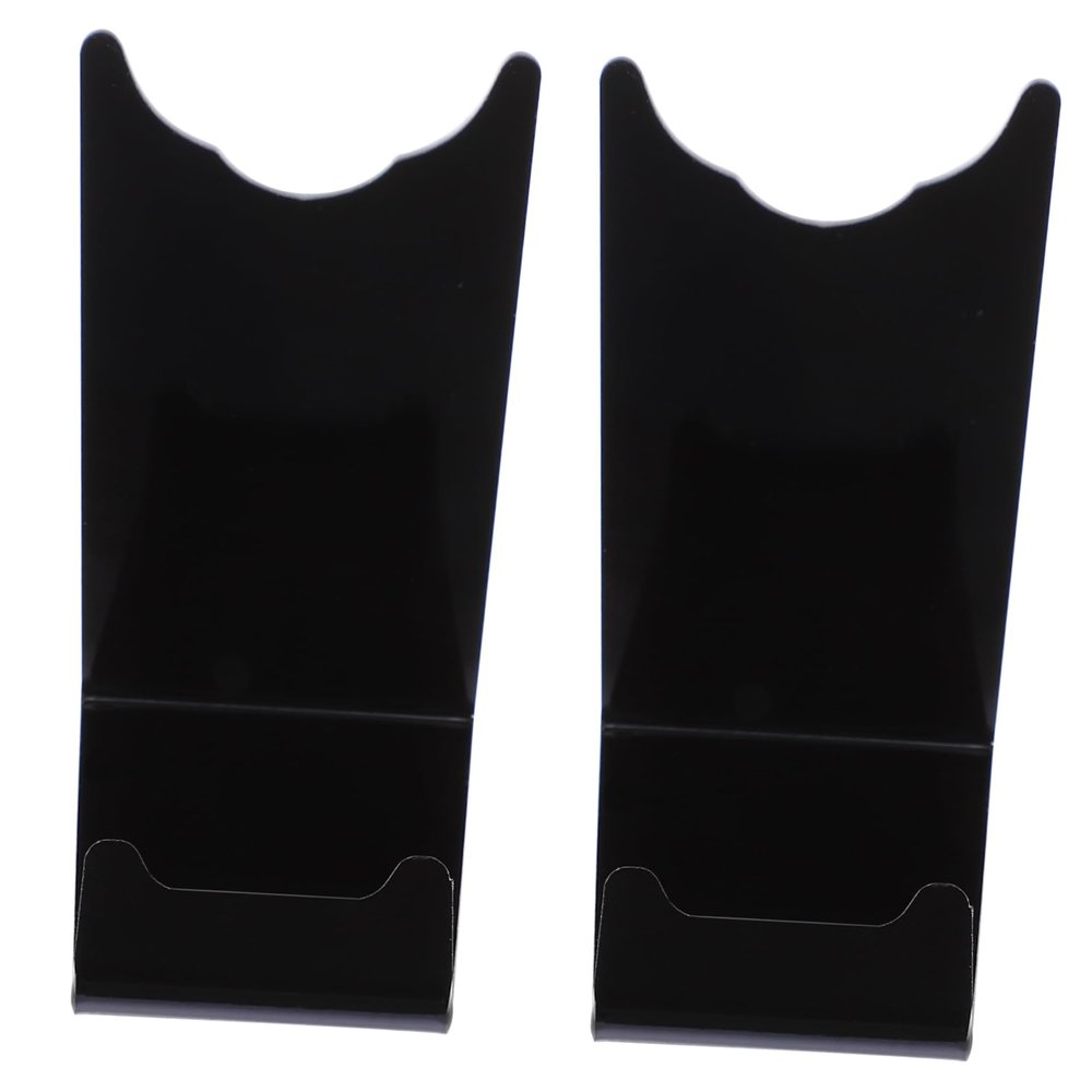 VINTORKY Acrylic Electric Razor Stand for Shaver Storage 2-Piece Display Holder for Beard Trimmer Compatible Grooming Accessories