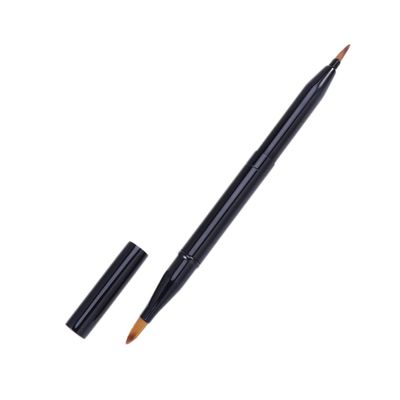 BIUDECO Black Retractable Lip Brush for Makeup Lipstick Applicators Lip Brush Wands