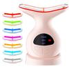 7- in- 1 Facial Massager, Neck Face Massager with Vibration and Thermals, Face Sculpting Tool for Skin Care, Pink view 1