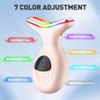 7- in- 1 Facial Massager, Neck Face Massager with Vibration and Thermals, Face Sculpting Tool for Skin Care, Pink view 2