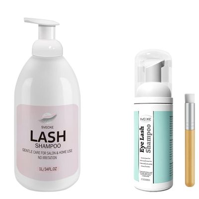 1L Lash Shampo Bulk and Rose Lash Shampoo 2 fl.oz