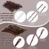 368 Pcs Dance Hair Accessories Kit - Brown Bobby Pins Hair Pins for Women Hair Rubber Bands Hair Clips Hair Nets for Buns, Ballet Dance Competition Must Haves for Girls Women view 3