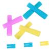 GOOHOCHY 3sets Nail Art Cuticle Scissors Handle Sleeves Silicone Manicure Tool Handle Covers Nipper Cover Protective Sleeve 6pairs*3 Random Color view 1