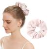 100% Mulberry Silk Scrunchies for Women, Oversized XL Hair Tie for Sleeping, Curly Thick or Thin Hair, No Damage Soft Silk Hair Accessory view 1