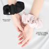 100% Mulberry Silk Scrunchies for Women, Oversized XL Hair Tie for Sleeping, Curly Thick or Thin Hair, No Damage Soft Silk Hair Accessory view 2