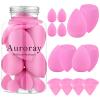 14 Pcs Make up Sponges Beauty Sponges Blender with 4 Pcs Powder Puff and 4 Pcs Mini Makeup Sponge for Foundation,Liquid,Powder,Concealer,Cream(Hot Pink) view 1