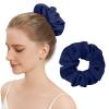 100% Mulberry Silk Scrunchies for Women, Oversized XL Hair Tie for Sleeping, Curly Thick or Thin Hair, No Damage Soft Silk Hair Accessory view 1