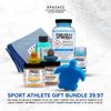 Spazazz Sports Athlete Hot Tub & Bath Salt Gift Bundle - Muscle Therapy 19 oz, Rx Joint 4oz, Detox 4oz, Aqua Therapy Re-Fresh 2.5oz, Sport Aroma Beads .5oz, scum Sponge, Hot/Cold Towel, Rubber Duck view 3