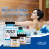 Spazazz Sports Athlete Hot Tub & Bath Salt Gift Bundle - Muscle Therapy 19 oz, Rx Joint 4oz, Detox 4oz, Aqua Therapy Re-Fresh 2.5oz, Sport Aroma Beads .5oz, scum Sponge, Hot/Cold Towel, Rubber Duck view 4