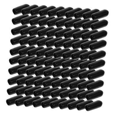 IWOWHERO 100pcs Rubber End Caps for Hair Bands and Headbands Accessories for Hair Hoops and Clasp Covers Lightweight and Easy to Use