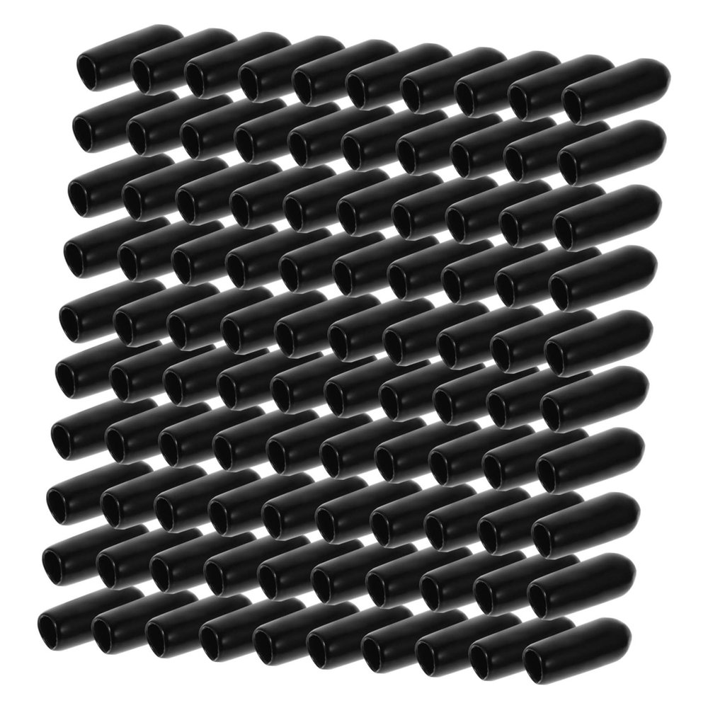 IWOWHERO 100pcs Rubber End Caps for Hair Bands and Headbands Accessories for Hair Hoops and Clasp Covers Lightweight and Easy to Use