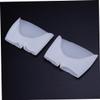 2 Pair Sebs Toe Shoe Cover with Hole White Forefoot Cushion view 2