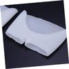 2 Pair Sebs Toe Shoe Cover with Hole White Forefoot Cushion view 3