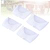 2 Pair Sebs Toe Shoe Cover with Hole White Forefoot Cushion view 4