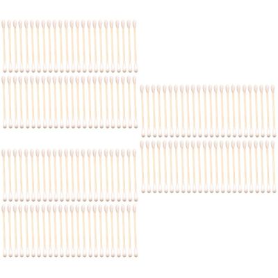VINTORKY 900pcs Double-headed Cotton Swabs for Makeup and Cleaning Natural Cotton Buds for Personal Care and Household Use Soft and Absorbent Sticks