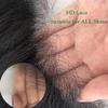 1B/30 Deep Wave Lace Front Wigs Human Hair Pre Plucked Ombre Brown Color Curly Lace Front Wig With Baby Hair Human Hair Invisible 13x4 HD Lace Frontal Glueless Wigs For Women 150% Density view 4
