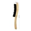 HAPINARY 2pcs Handle Beard Brush Portable Beard Care Accessory for Home Salon Solid Easy to Use Clean Men view 3