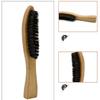 HAPINARY 2pcs Handle Beard Brush Portable Beard Care Accessory for Home Salon Solid Easy to Use Clean Men view 4
