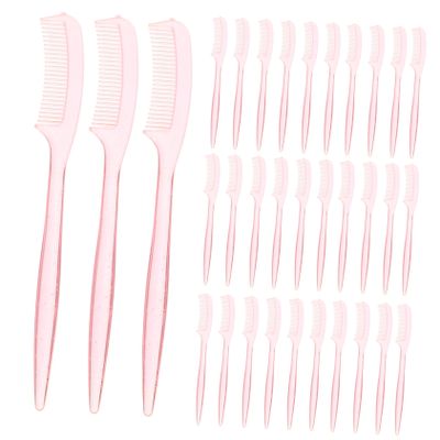 Gogogmee 100pcs Eyelash Extension Brush Mini Eyelash Comb Eyebrow Brush Lash Grooming Tool for Mascara Application for Home Salon Use Random Color