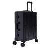 Cbhfmljd Rolling Makeup Case, Cosmetic Trolley Organizer Travel Makeup Case with Mirror and Lights Travel Cosmetic Luggage Adjustable Height w/ 4 Wheels for Beauty Centers, Salons, Parties view 4