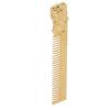 Akozon Mens Beard Comb, Stainless Steel Beard Styling Comb, Unique Three Dimensional Portrait Shape for Hair Care, Pocket-Friendly Mustache Comb for Travel and Daily Use (Gold) view 4