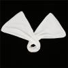 Akozon Fashionable Bow Fabric Hair Bun Maker, Hair Band Hairstyle Accessory for Women of All Ages (White) view 4