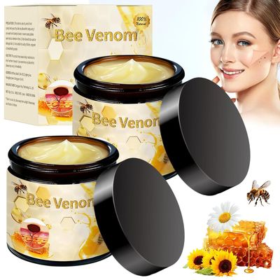 2 Pcs Bee Venom Cream, New Professional Bee Venom Skin Treatment Cream for All Parts of The Body (2.12oz)
