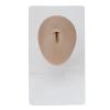 Nutriess Silicone Belly Button Model 3D Reusable Soft Elastic Human Navel Model Display for Piercing Practice Light Skin Color (Dark Skin Tone) view 1