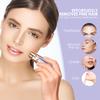 VG VOGCREST Eyebrow & Facial Trimmer: 2-in-1 Rechargeable Facial Hair Removal & Eyebrow Shaver - Painless Razor with Built-in LED Light (Solar Purple) view 3
