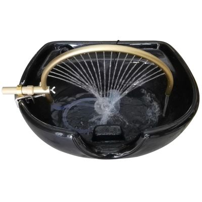 Mobile Water Circulation Head Therapy Device for Hair Salon, Large Head Spa Equipment Frame, Shower Shampoo Bed Accessories, Hair Treatment Fumigation,Excluding Water Tank