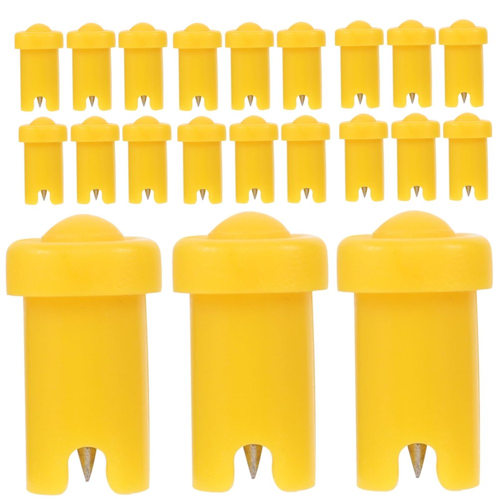 OHPHCALL 100pcs Eyelash Glue Bottle Nozzle Needles Blocking Pins for Eyelash Extensions Compatible Standard Bottles Precision Applicator for Easy Use