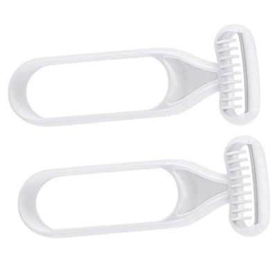 OHPHCALL 2pcs Eyebrow Razor Body Hair Trimmer Set Hair Remover for Legs Armpits Bikini Line Portable for Travel
