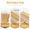 HAPINARY 100pcs Wooden Lip Brush for Lipstick Applicator Brushes Makeup Exfoliating Lipstick Applicator Wands view 3
