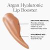 Josie Maran Lip Exfoliator Scrub & Plumping Lip Gloss - Argan Sugar Scrub Lip Butter in Crystal Clear & Hyaluronic Lip Booster in Happy - Buff Away Dry Skin for Soft Lips (2 Piece Lip Care Kit) view 4