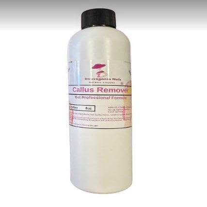XTRAVAGANZA NAILS Callus Remover Fragance Gel Solution Non Yellow 8oz nice smell