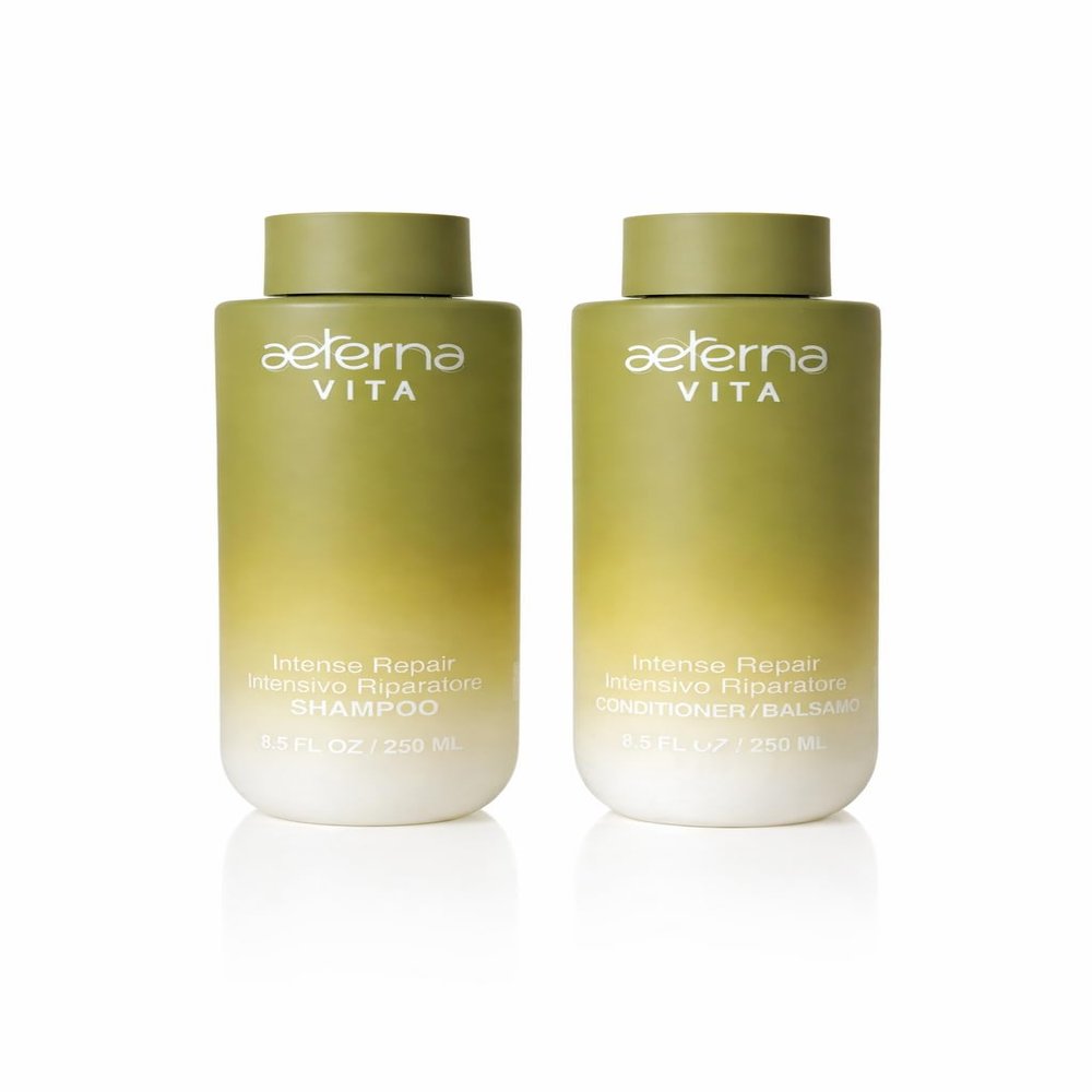 Aeterna VITA, Natural Hair Care Shampoo and Conditioner Set, Intense Repair Conditioner, Thyme, Ginseng Root Extract, Keratin, For All Hair Types